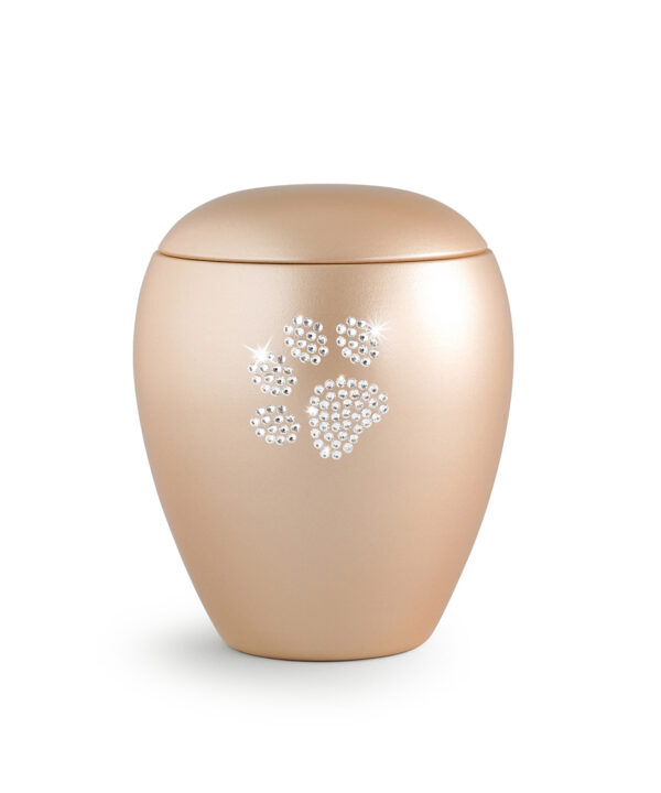 Patte Swarovski abricot