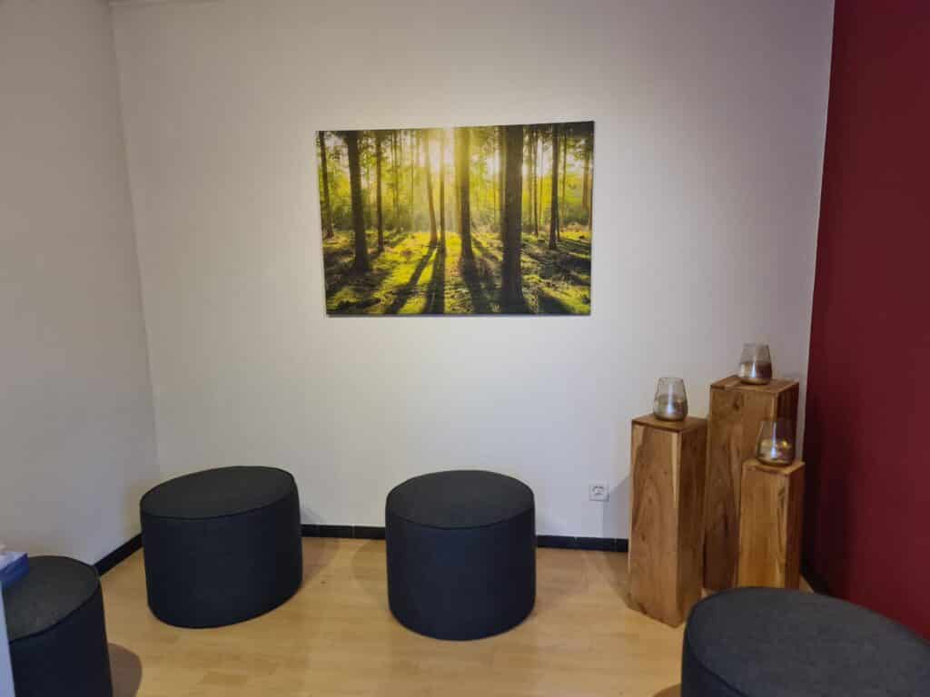 Der Abschiedraum in der Annahmestelle Sissach Basel