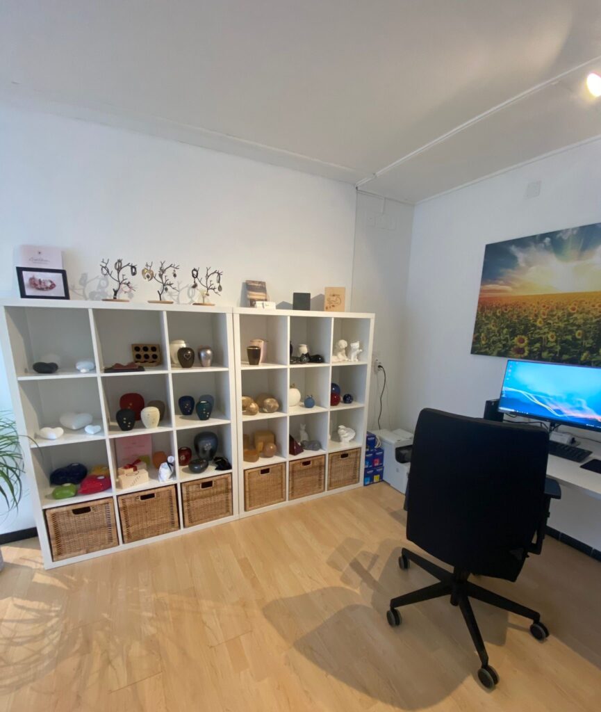 Der Arbeitsplatz in der Annahmestelle Sissach Basel