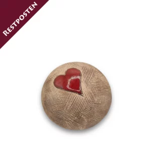 Tierurne rotes Herz, wetterfest